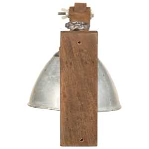 Nástěnná lampa 25 W vintage stříbrná E27 - obrázek 5