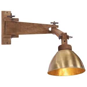 Nástěnná lampa 25 W staromosaz E27 - obrázek 1