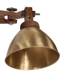 Nástěnná lampa 25 W staromosaz E27 - obrázek 6