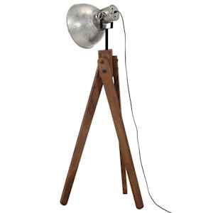 Stojací lampa 25 W vintage stříbrná 45 x 45 x 120 cm E27 - obrázek 5