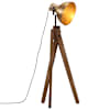 vidaXL p&otilde;randalamp, 25 W, antiik messing, 45 x 45 x 120 cm, E27