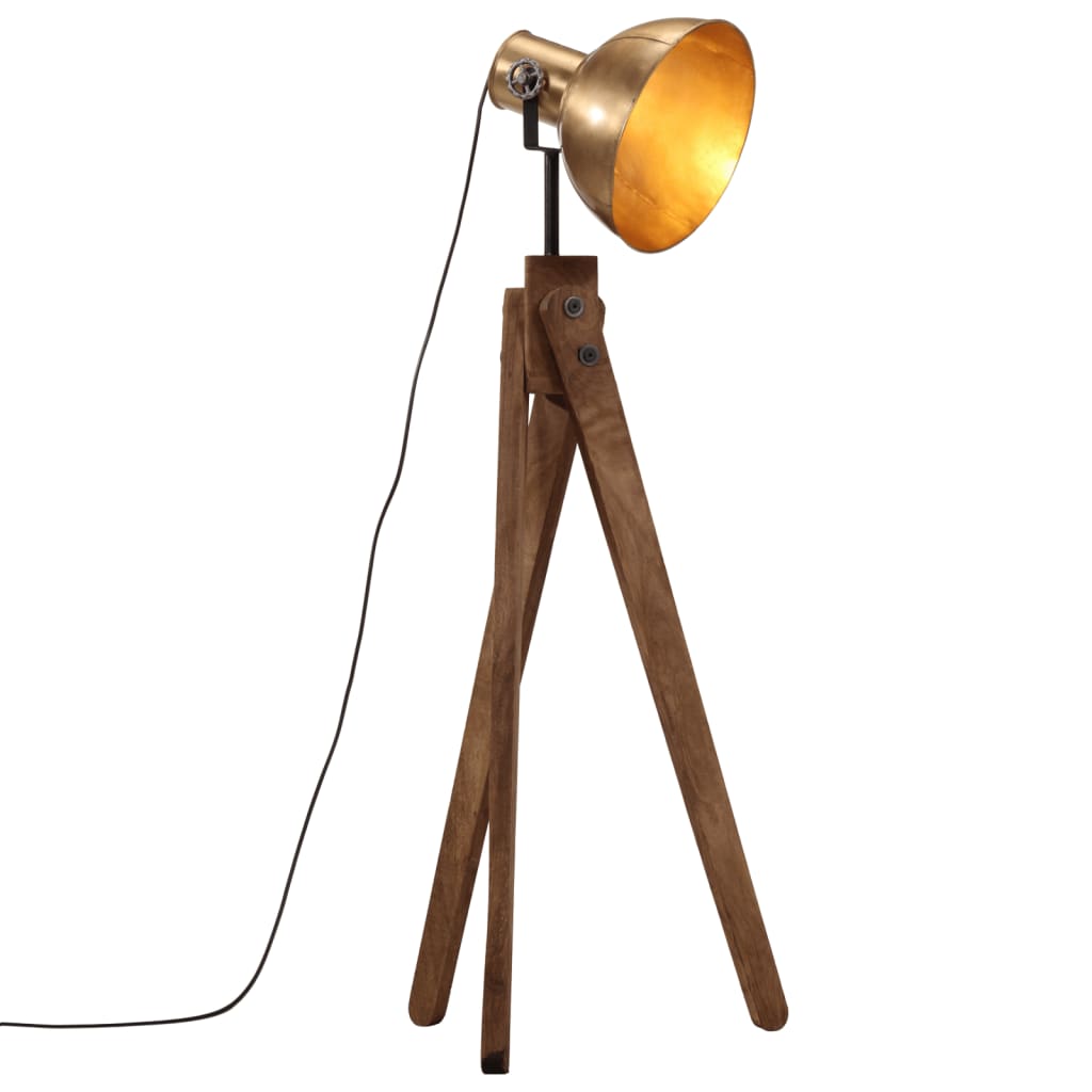 vidaXL Stojací lampa 25 W staromosaz 45 x 45 x 120 cm E27