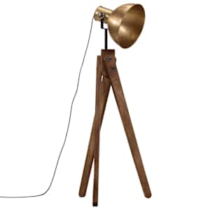 Stojací lampa 25 W staromosaz 45 x 45 x 120 cm E27 - obrázek 2