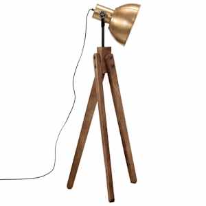 Stojací lampa 25 W staromosaz 45 x 45 x 120 cm E27 - obrázek 4