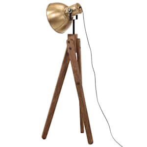 Stojací lampa 25 W staromosaz 45 x 45 x 120 cm E27 - obrázek 5