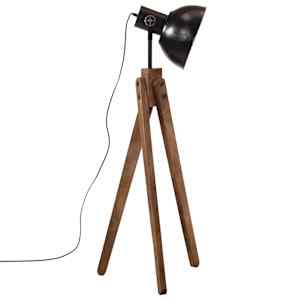Stojací lampa 25 W černá 45 x 45 x 120 cm E27 - obrázek 4