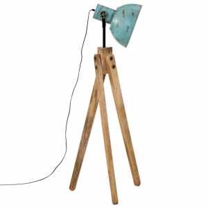 Stojací lampa 25 W modrá patina 45 x 45 x 120 cm E27 - obrázek 4