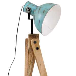 Stojací lampa 25 W modrá patina 45 x 45 x 120 cm E27 - obrázek 7
