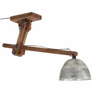 Stropní svítidlo 25 W vintage stříbrné 105 x 30 x 65–108 cm E27 - obrázek 2
