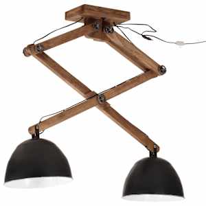 Stropní svítidlo 25 W černé 29 x 18 x 85 cm E27 - obrázek 2
