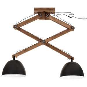 Stropní svítidlo 25 W černé 29 x 18 x 85 cm E27 - obrázek 3