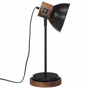 Stolní lampa 25 W černá 17 x 17 x 50 cm E27 - obrázek 4