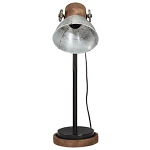 Stolní lampa 25 W vintage stříbrná 18 x 18 x 60 cm E27 - obrázek 3