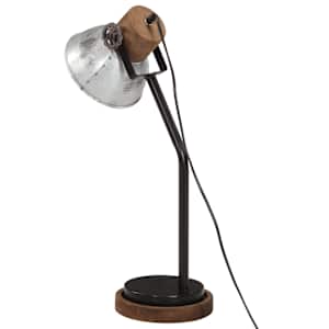 Stolní lampa 25 W vintage stříbrná 18 x 18 x 60 cm E27 - obrázek 5