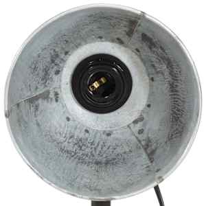 Stolní lampa 25 W vintage stříbrná 18 x 18 x 60 cm E27 - obrázek 6