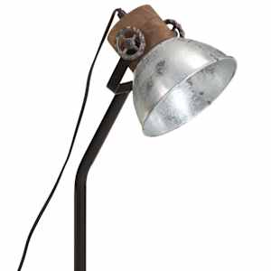 Stolní lampa 25 W vintage stříbrná 18 x 18 x 60 cm E27 - obrázek 7