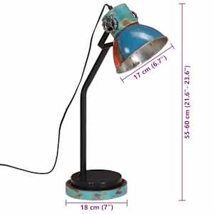 Stolní lampa 25 W vícebarevná 18 x 18 x 60 cm E27 - obrázek 11