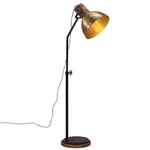 vidaXL p&otilde;randalamp, 25 W, antiik messing, 30 x 30 x 100-150 cm, E27