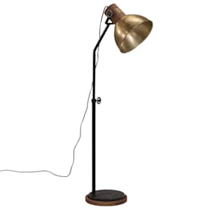 Stojací lampa 25 W staromosaz 30 x 30 x 100–150 cm E27 - obrázek 2