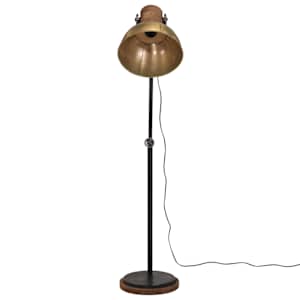 Stojací lampa 25 W staromosaz 30 x 30 x 100–150 cm E27 - obrázek 3