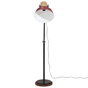 Stojací lampa 25 W červená patina 30 x 30 x 100–150 cm E27 - obrázek 3