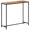 vidaXL konsoollaud, 80 x 30 x 74 cm, mangopuit ja raud