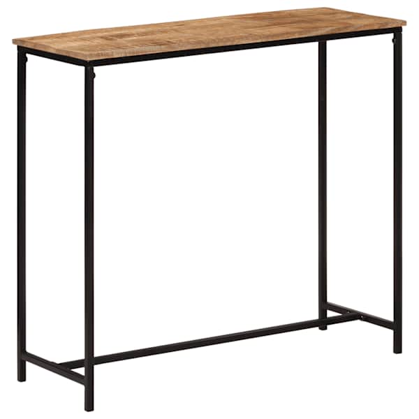 vidaXL konsoollaud, 80 x 30 x 74 cm, mangopuit ja raud