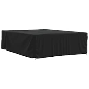 Plachta na zahradní nábytek černá 350 x 260 x 90 cm 420D oxford - obrázek 3