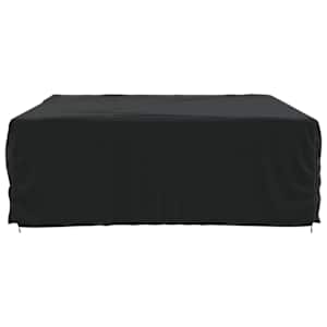 Plachta na zahradní nábytek černá 350 x 260 x 90 cm 420D oxford - obrázek 4