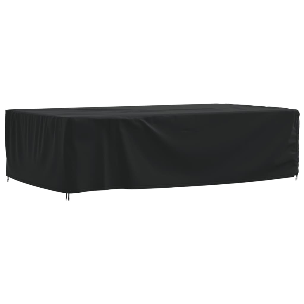 vidaXL Husă mobilier de grădină, negru, 315x180x74 cm, oxford 420D