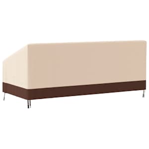 Plachta na 3místnou lavici béžová 204x86x48/73 cm 600D oxford - obrázek 5