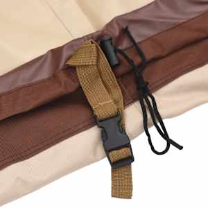 Plachta na 3místnou lavici béžová 204x86x48/73 cm 600D oxford - obrázek 8