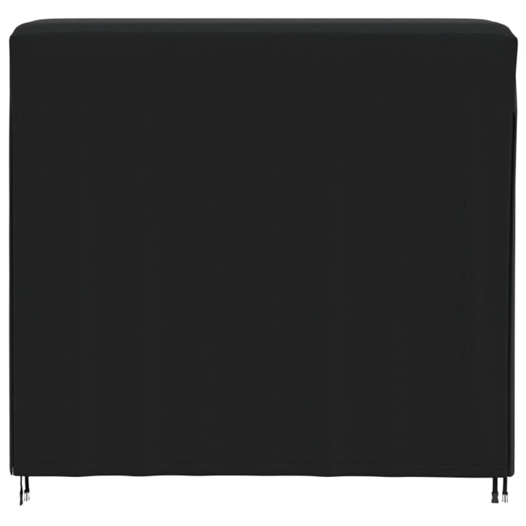 Thumbnail - vidaXL Abdeckung für Brennholzregal Schwarz 122x61x106 cm 420D Oxford