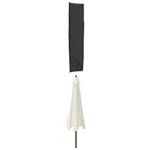 Plachta na zahradní slunečník černá 240x57/57 cm 420D oxford - obrázek 2