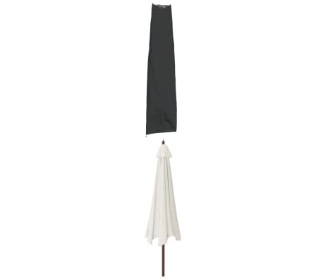 vidaXL Parasolhoes 190x50/30 cm 420D oxford zwart