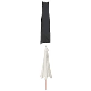 Plachta na zahradní slunečník černá 190x50/30 cm 420D oxford - obrázek 2
