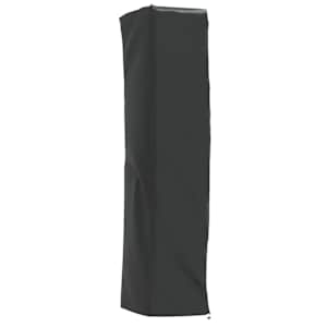 Potah na ohřívač tvar pyramidy černý 58x58x228 cm 420D oxford - obrázek 1