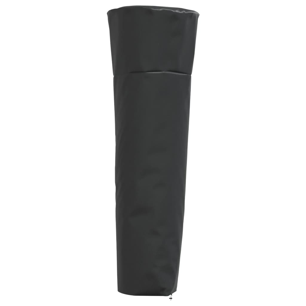 vidaXL Pyramideformet varmeovntrekk svart 86x47x241 cm 420D oxford