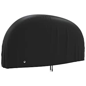vidaXL jalgratta kate, must, 200 x 70 x 110 cm, 190T Oxford