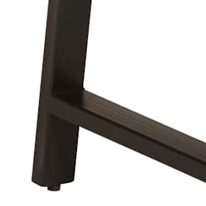 Psací stůl se zásuvkami 105x55x70 cm masivní mangovník a železo - obrázek 7