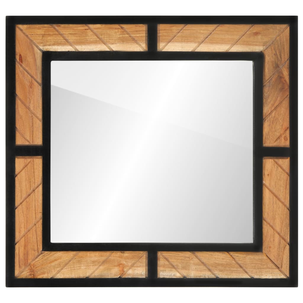 vidaXL Oglindă de baie, 60x1x55 cm, lemn masiv de acacia