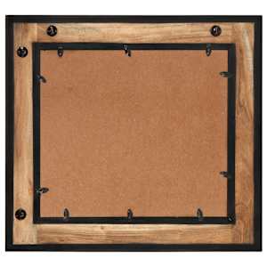 Koupelnové zrcadlo 60 x 1 x 55 cm masivní akáciové dřevo - obrázek 3