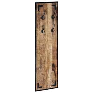 Věšák na kabáty 35x8x110 cm masivní hrubé mangovníkové dřevo - obrázek 8