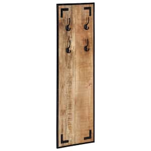 Věšák na kabáty 35x8x110 cm masivní hrubé mangovníkové dřevo - obrázek 9
