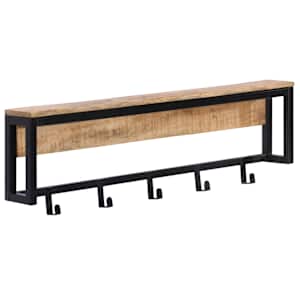 vidaXL riidenagi, 87x10x27 cm, t&ouml;&ouml;tlemata mangopuit