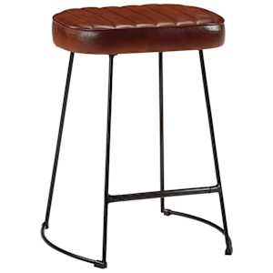 vidaXL Tabourets de bar lot de 2 marron fonc&eacute; 40x29,5x53 cm