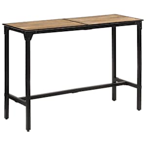 Barový stůl 150 x 55 x 107 cm masivní hrubé mangovníkové dřevo - obrázek 1
