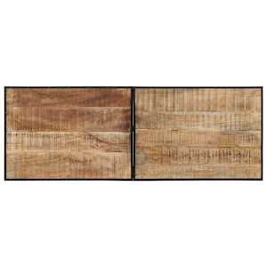 Barový stůl 150 x 55 x 107 cm masivní hrubé mangovníkové dřevo - obrázek 6