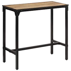 Barový stůl 110 x 55 x 107 cm masivní hrubé mangovníkové dřevo - obrázek 1