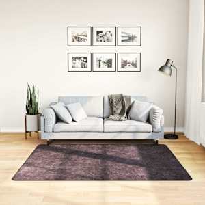 Koberec pratelný antracitový 120 x 170 cm protiskluzový - obrázek 1
